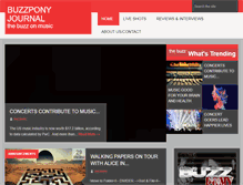 Tablet Screenshot of buzzpony.com